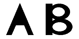 Synthetic A and B source image used by the verified vertical slice